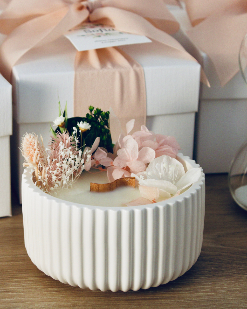 ROMANTICA, candela botanica in cera di soia (200gr)