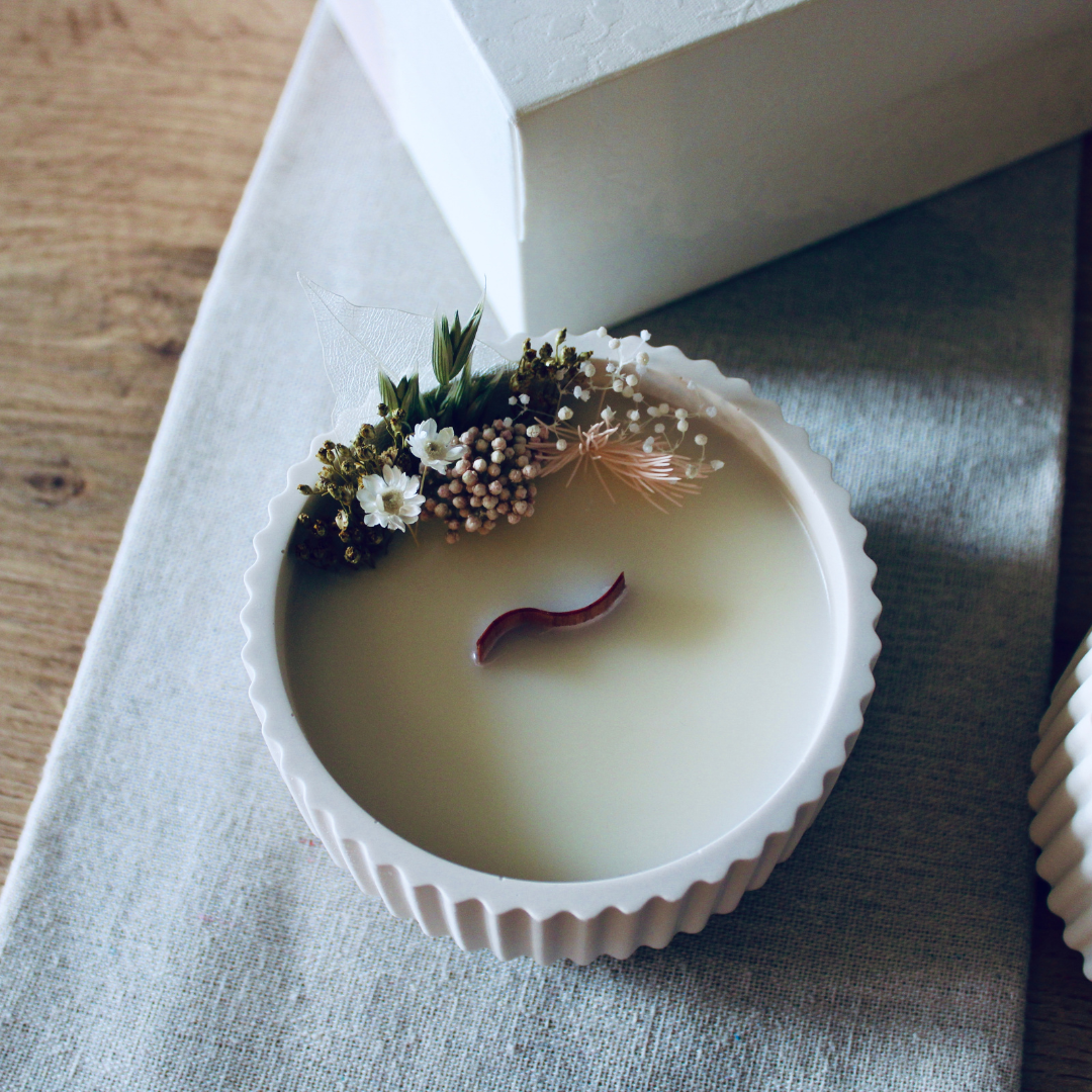 ROMANTICA, candela botanica in cera di soia (200gr)