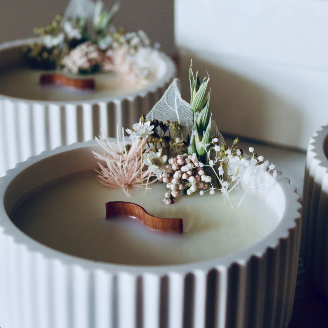 ROMANTICA, candela botanica in cera di soia (200gr)