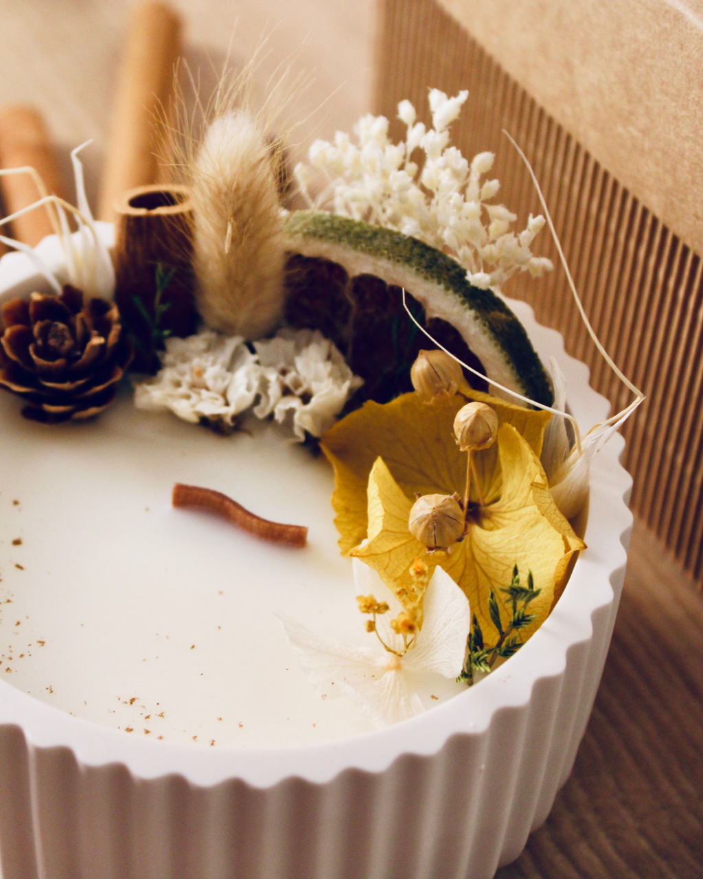 ROMANTICA, candela botanica in cera di soia (200gr)