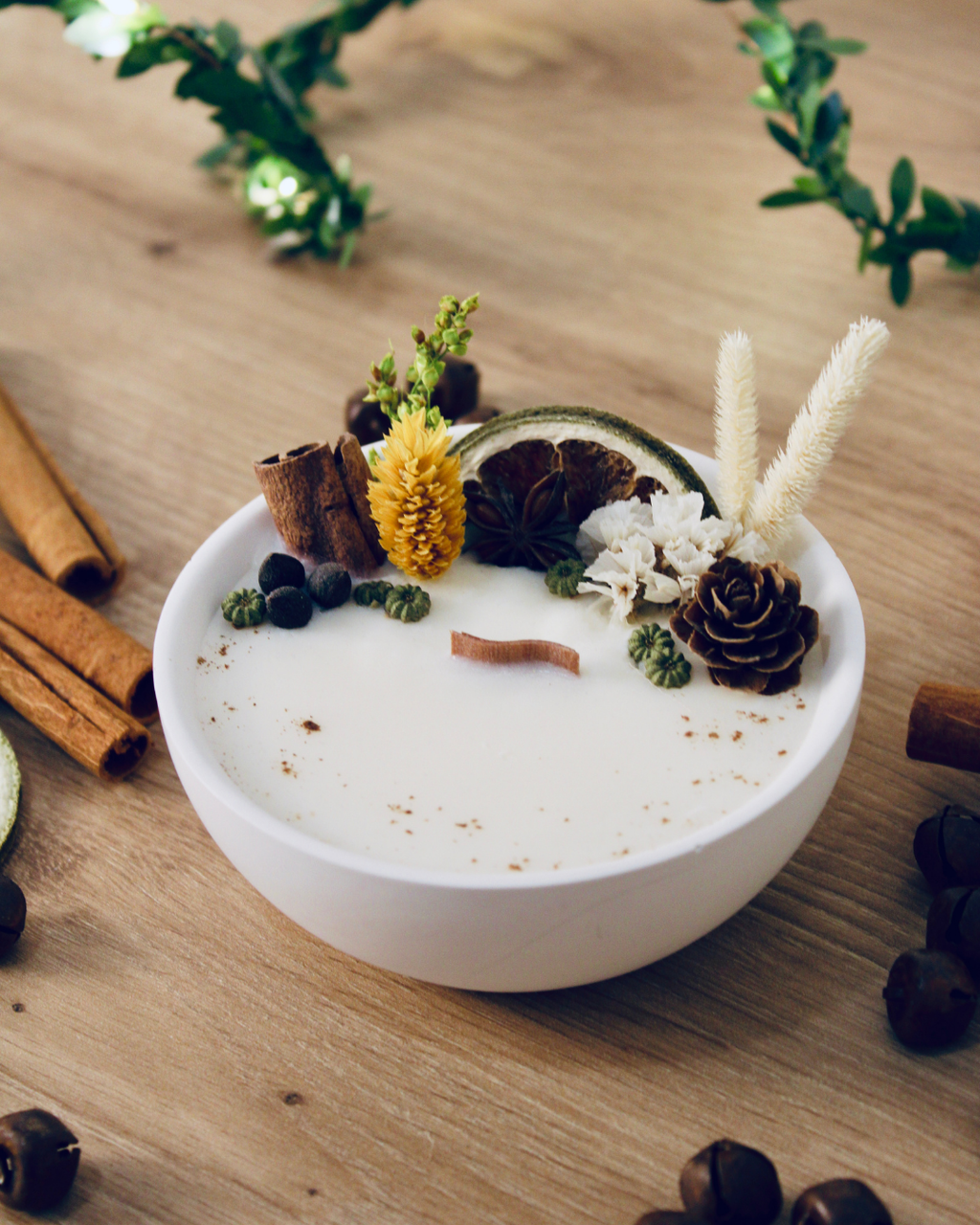 FLOS, candela botanica in cera di soia (130gr)