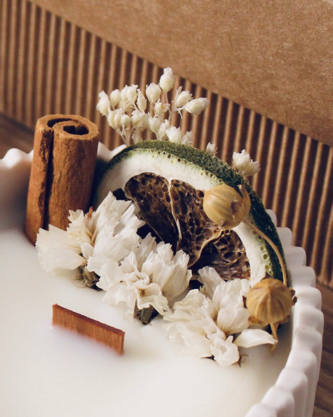 ROMANTICA, candela botanica in cera di soia (70gr)
